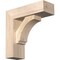 Ekena Millwork Imperial Block Smooth Bracket w/ Offset Brace, Douglas Fir, 5 1/2"W x 16"D x 16"H BKT0604X16X16IMP05SDF - alternate 1